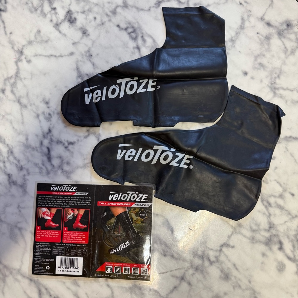 Velotoze Shoe Covers - size L (fits road shoe size 10-12)